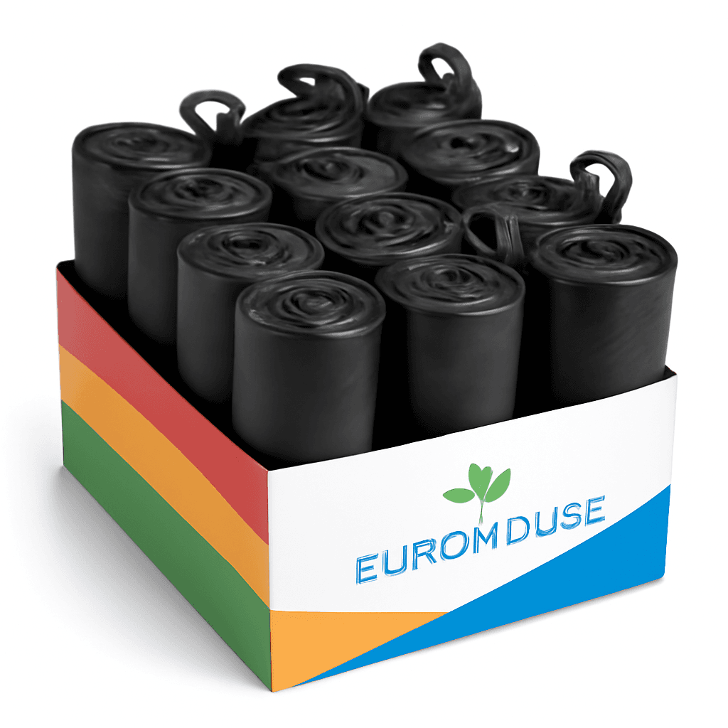 3625 Мешки для мусора с завязками ПНД 35л 20шт ЕuroHouse, шт.1/25 (3625 из короба 1/25)